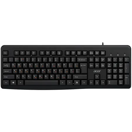 Клавиатура Acer OKW500 черный USB Multimedia (ZL.KBDEE.01T) кабель 1.8м