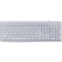 Клавиатура Acer OKW500 белый USB Multimedia (ZL.KBDEE.01S) кабель 1.8м