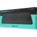 Клавиатура Logitech K650 черный USB беспроводная BT/Radio (подставка для запястий) (920-010954)