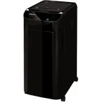 Шредер Fellowes AutoMax 450C черный с автоподачей (секр.P-4) фрагменты 450лист. 68лтр. скрепки скобы пл.карты CD
