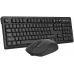 Клавиатура + мышь A4Tech Fstyler FG1200 клав:черный мышь:черный USB беспроводная Multimedia