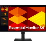 Монитор Samsung 27" Essential S4 S27D400GAUXEN черный IPS LED 5ms 16:9 HDMI матовая HAS Piv 250cd 178гр/178гр 1920x1080 100Hz DP FHD USB 4кг
