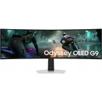 Монитор Samsung 49" Odyssey OLED G9 S49DG910SIXCI серебристый OLED LED 32:9 HDMI полуматовая HAS 250cd 178гр/178гр 5120x1440 144Hz DP USB 12.9кг
