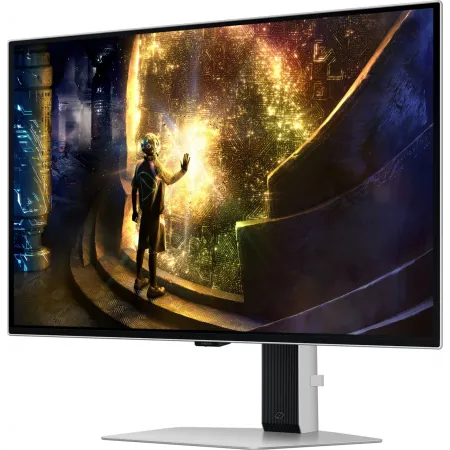 Монитор Samsung 27" Odyssey G6 S27DG612SIXCI серебристый OLED LED 1ms 16:9 HDMI матовая HAS Piv 250cd 178гр/178гр 2560x1440 240Hz DP Quad 2K (1440p) USB 6.9кг