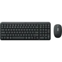 Клавиатура + мышь Logitech Wireless MK250 Compact клав:графитовый мышь:графитовый USB беспроводная Multimedia (920-013853)