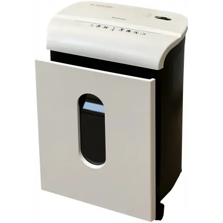 Шредер Gladwork Harmony P-11C белый/черный (секр.P-4) фрагменты 11лист. 13.21лтр. скрепки скобы пл.карты