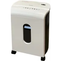 Шредер Gladwork Harmony P-7M белый/черный (секр.P-5) фрагменты 7лист. 13.25лтр. скрепки скобы пл.карты