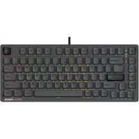 Клавиатура A4Tech MS76 темно-серый USB Multimedia for gamer LED кабель 1.8м