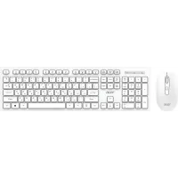 Клавиатура + мышь Acer OCC503 клав:белый мышь:белый USB беспроводная (ZL.ACC11.00L)