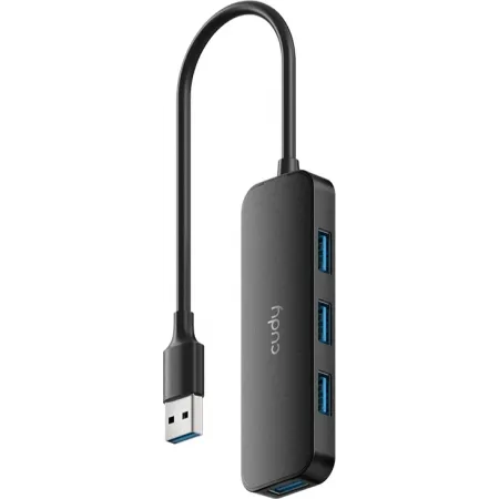 Разветвитель USB 3.0 Cudy UH40A 4порт. черный Разветвитель USB 3.0 Cudy UH40A 4порт. черный
