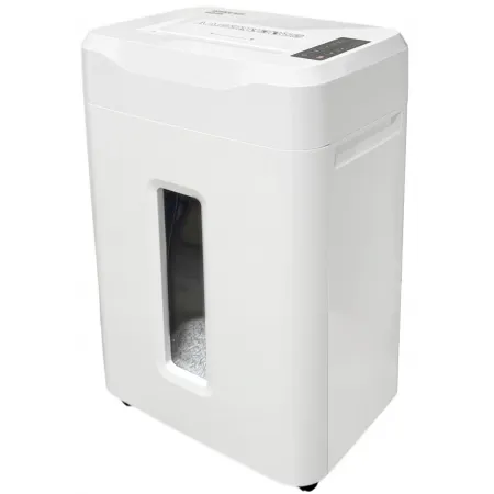 Шредер Office Kit S225 1,9х12 белый (секр.P-5) фрагменты 18лист. 35лтр. скобы пл.карты CD