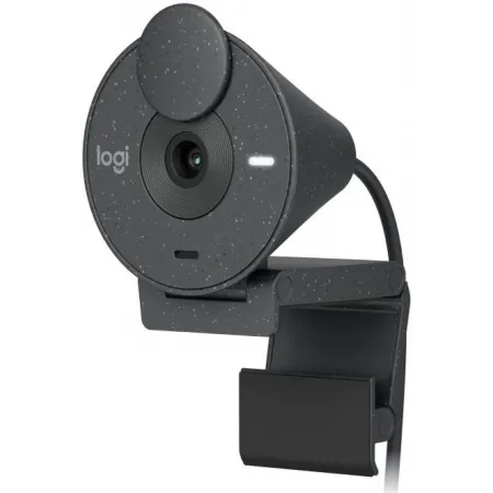 Камера Web Logitech HD Webcam Brio 300 графитовый 2Mpix (1920x1080) USB Type-C с микрофоном (960-001437)