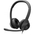 Наушники с микрофоном Logitech H390 черный 1.9м накладные USB оголовье (981-001578)