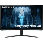 Монитор Samsung 32" Odyssey Neo G8 S32BG850NMXUE белый VA LED 1ms 16:9 HDMI полуматовая HAS Piv 350cd 178гр/178гр 3840x2160 240Hz DP 4K USB 8.9кг