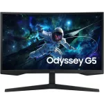Монитор Samsung 27" Odyssey G5 S27CG552EMXUE черный VA LED 1ms 16:9 HDMI матовая 300cd 178гр/178гр 2560x1440 165Hz DP Quad 2K (1440p) USB 4.1кг