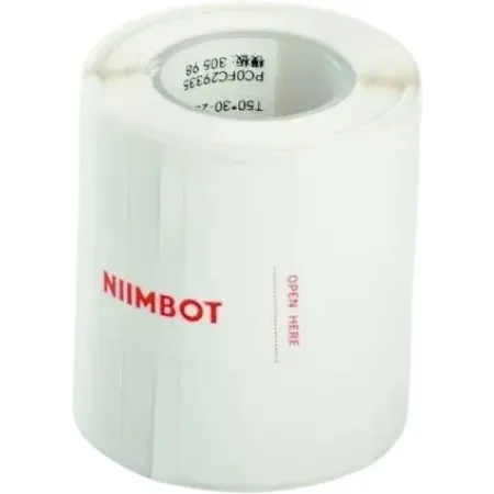 Термоэтикетки Niimbot (1747227) сег.:20x40мм самоклей. 320шт/рул для B1/B3S/B4/B21/B31/B203 прозрачный