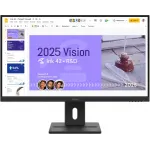 Монитор Lenovo 27" ThinkVision E27Q-40 черный IPS LED 4ms 16:9 HDMI M/M матовая HAS Piv 1500:1 350cd 178гр/178гр 2560x1440 100Hz DP QHD 6.2кг