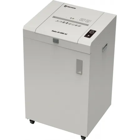 Шредер New United Etalon AF-500C A3 серый с автоподачей (секр.P-4) фрагменты 400лист. 140лтр. скрепки скобы пл.карты CD