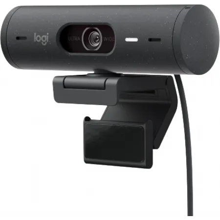 Камера Web Logitech HD Webcam Brio 500 черный 4Mpix (1920x1080) USB Type-C с микрофоном (960-001423)