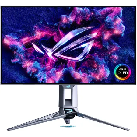 Монитор Asus 26.5" ROG Swift PG27AQWP-W светло-серый OLED LED 16:9 HDMI матовая HAS Piv 1500cd 178гр/178гр 2560x1440 540Hz DP 2K USB 7.04кг