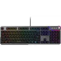 Клавиатура MSI STRIKE 600 Silent механическая серый/черный USB Multimedia for gamer LED (подставка для запястий) (S11-04RU256-CLA)