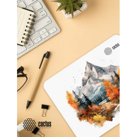 Коврик для мыши Cactus Autumn mountains 220x180x2мм (CS-MPC-P10XS)