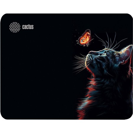 Коврик для мыши Cactus Night Cat 220x180x2мм (CS-MPC-P12XS) Коврик для мыши Cactus Night Cat 220x180x2мм (CS-MPC-P12XS)