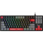 Клавиатура A4Tech S310N механическая черный/красный USB Multimedia for gamer