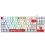 Клавиатура A4Tech S310N механическая белый/красный USB Multimedia for gamer