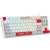 Клавиатура A4Tech S310N механическая белый/красный USB Multimedia for gamer