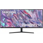 Монитор Samsung 34" ViewFinity S5 LS34C500GAUXEN черный VA LED 21:9 полуматовая 3000:1 300cd 178гр/178гр 3440x1440 100Hz FreeSync DP Ultra WQHD 4.9кг Монитор Samsung 34" ViewFinity S5 LS34C500GAUXEN черный VA LED 21:9 полуматовая 3000:1 300cd 178гр/178гр 3440x1440 100Hz FreeSync DP Ultra WQHD 4.9кг