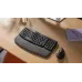Клавиатура Logitech Wave Keys графитовый USB беспроводная BT/Radio slim Ergo LED (подставка для запястий) (920-012319)