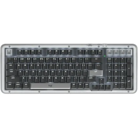 Клавиатура Logitech K98M механическая графитовый USB беспроводная BT/Radio Multimedia (подставка для запястий) (920-013040)