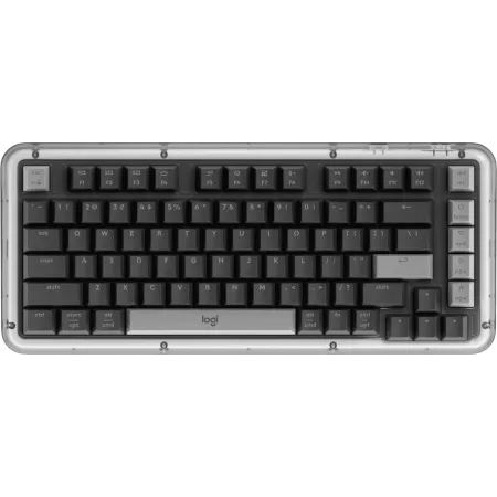 Клавиатура Logitech K75M механическая графитовый USB беспроводная BT/Radio Multimedia (подставка для запястий) (920-013299)