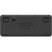 Клавиатура Logitech K75M механическая графитовый USB беспроводная BT/Radio Multimedia (подставка для запястий) (920-013299)