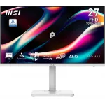 Монитор MSI 27" Pro MAX 271PHW E14 белый IPS LED 1ms 16:9 HDMI M/M матовая HAS Piv 1500:1 300cd 178гр/178гр 1920x1080 144Hz DP FHD USB 5.85кг