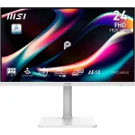 Монитор MSI 23.8" Pro Max MAX 241PHW E14 белый IPS LED 16:9 HDMI M/M матовая HAS Piv 1500:1 300cd 178гр/178гр 1920x1080 144Hz DP FHD USB 5.35кг