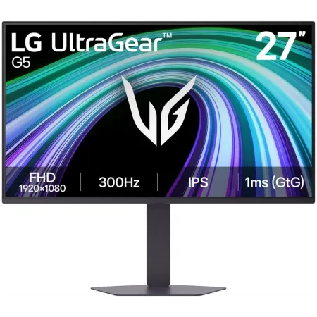 Монитор LG 27" UltraGear 27G550B-B черный IPS LED 16:9 HDMI матовая HAS Piv 1000:1 300cd 178гр/178гр 1920x1080 300Hz FreeSync Premium DP FHD 5.5кг