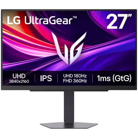 Монитор LG 27" UltraGear 27G810A-B черный IPS LED 16:9 HDMI матовая HAS Piv 1000:1 400cd 178гр/178гр 3840x2160 180Hz FreeSync Premium DP 4K 7.4кг Монитор LG 27" UltraGear 27G810A-B черный IPS LED 16:9 HDMI матовая HAS Piv 1000:1 400cd 178гр/178гр 3840x2160 180Hz FreeSync Premium DP 4K 7.4кг