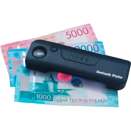 Детектор банкнот DoCash Picto просмотровый АКБ Детектор банкнот DoCash Picto просмотровый АКБ