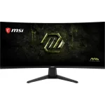 Монитор MSI 34" Mag 346CQDF E20 черный VA LED 1ms 21:9 HDMI M/M матовая 300cd 178гр/178гр 3440x1440 200Hz DP 2K 7.7кг