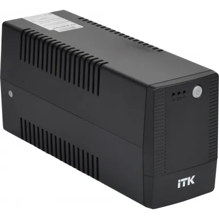 Источник бесперебойного питания ITK Electra EST-1000VA-1-001-S-L 600Вт 1000ВА черный