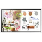 Панель Samsung 55" Flip Chart WM55FX белый VA LED 8ms 16:9 HDMI M/M матовая 350cd 178гр/178гр 3840x2160 DP 4K USB 28.6кг