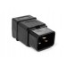 Вилка Lanmaster LAN-IEC-320-C20 IEC 60320 C20 16A 250V black