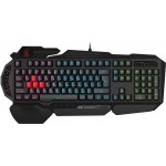 Клавиатура A4Tech Bloody B314 черный USB Multimedia for gamer LED (подставка для запястий)