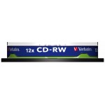 Диск CD-RW Verbatim 700Mb 12x Cake Box (10шт) (43480)