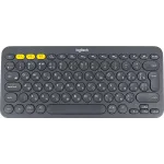 Клавиатура Logitech K380 темно-серый беспроводная BT slim Multimedia для ноутбука (920-007584)