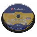 Диск DVD+RW Verbatim 4.7Gb 4x Cake Box (10шт) (43488)