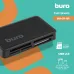 Устройство чтения карт памяти USB2.0 Buro BU-CR-151 черный