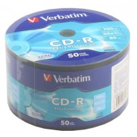 Диск CD-R Verbatim 700Mb 52x bulk (50шт) (43787)